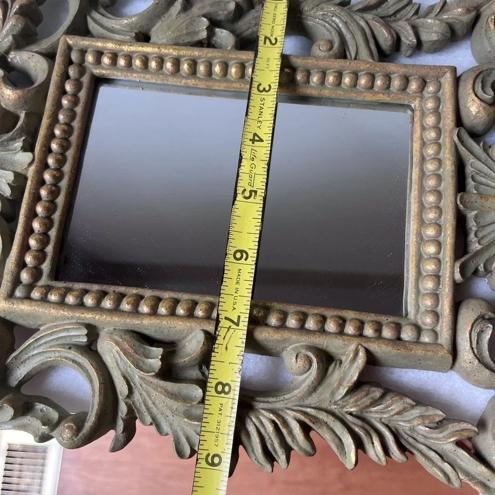Vintage ornate wall mirror
